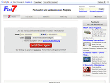 Tablet Screenshot of fixi7.de